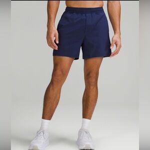 LULULEMON Pace Breaker Shorts Linerless; XL 5” inseam Night Sea NEVER been worn